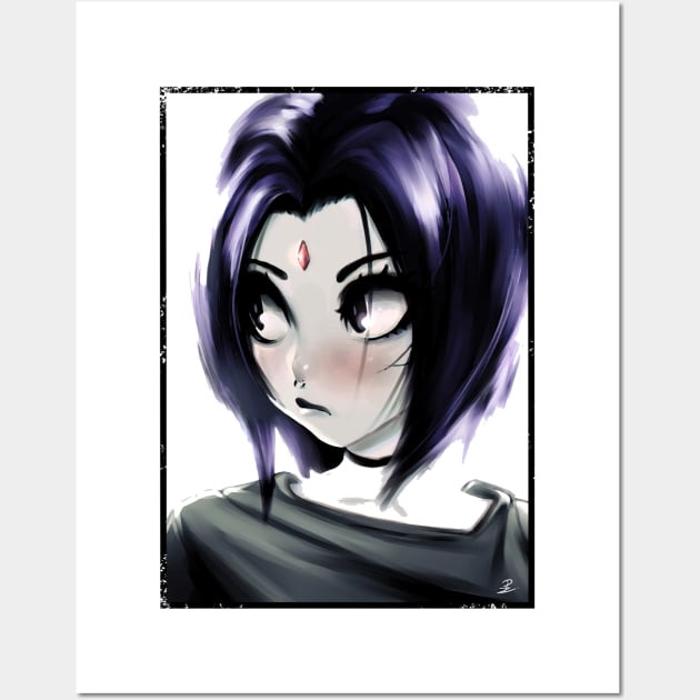 Raven (teen titans) Wall Art by Pyropete